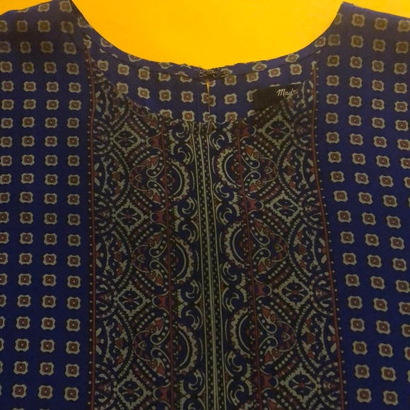 🟠 Madewell 🟠 1937 silk short sleeve blouse - Picture 4 of 9